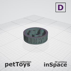 Pet - Dog - Bowl - Lucy - customized - slow feeder