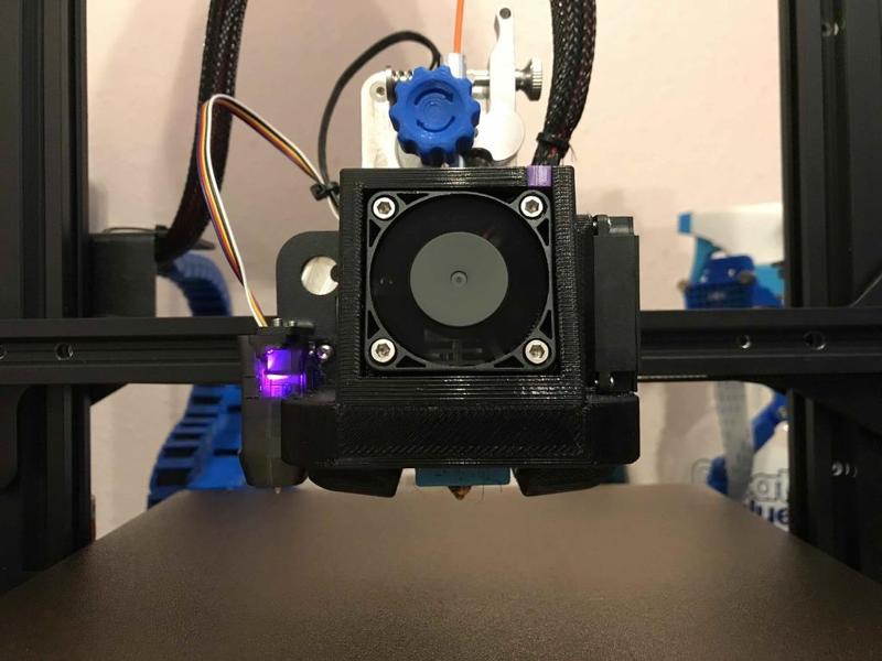 Satsana for Ender 3 with MSDD - BLTouch / CR-Touch Steel Bracket