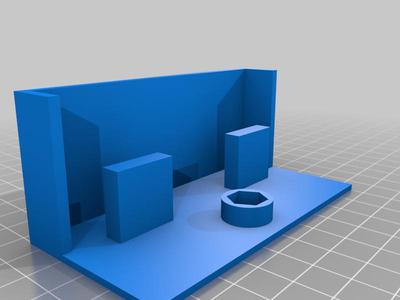 Simple celphone support for tripod