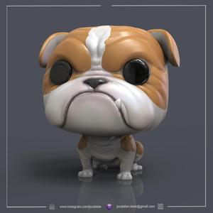 BULLDOG FUNKO POP DOG (CUSTOM PET'S)