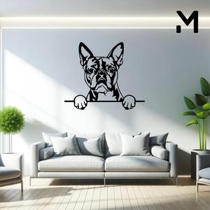 Wall silhouette - Boston terrier - Hang