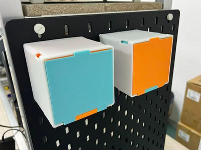 Pegboard Storage Box (Compatible with IKEA Pegboard)