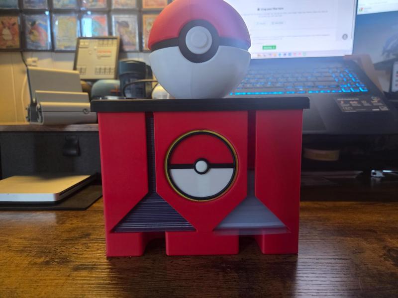 Pokemon Themed Toploader/penny sleeve dispenser