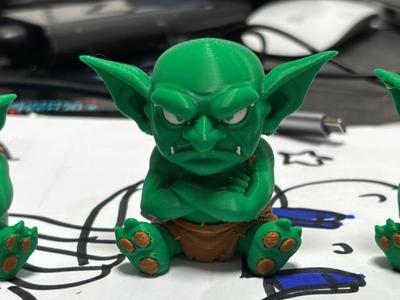 DnD chibis: Grumpy Goblin 
