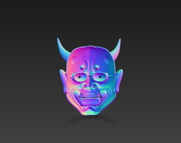 Functional Japanese Mask – Traditional Oni or Kabuki Style