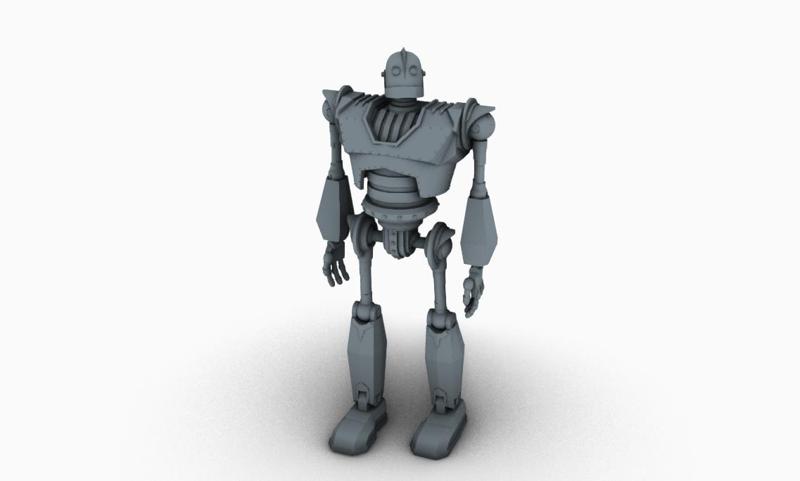 Iron Giant 3D Print Ready Model