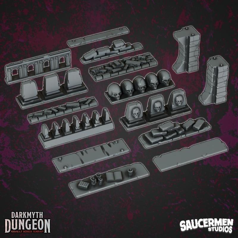 DarkMyth Dungeon - Crossbeams & Pillars Kit