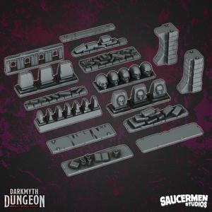 DarkMyth Dungeon - Crossbeams & Pillars Kit