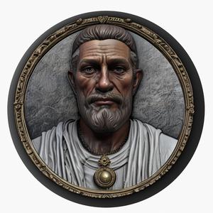 Xerxes I medallion pendant