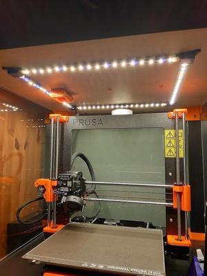 LED Strip Holder for Prusa Lack Enclosure