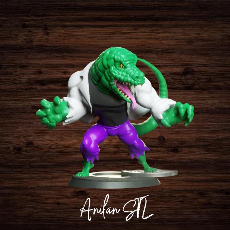 The Lizard Chibi - Spider-Man 3D STL Figure