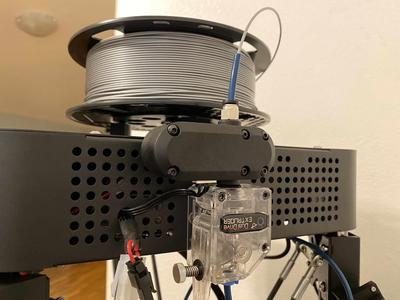 Smart filament sensor to v6 extruder clamp coupler