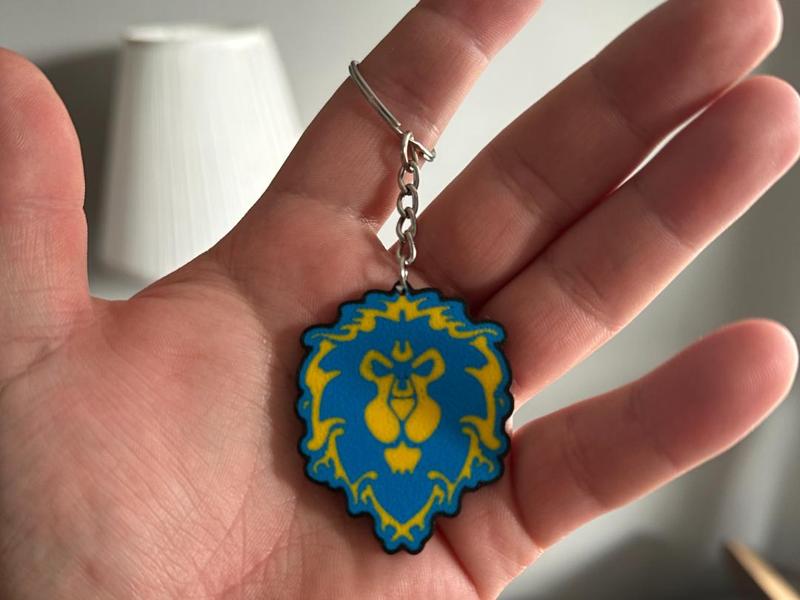 Alliance WoW keychain
