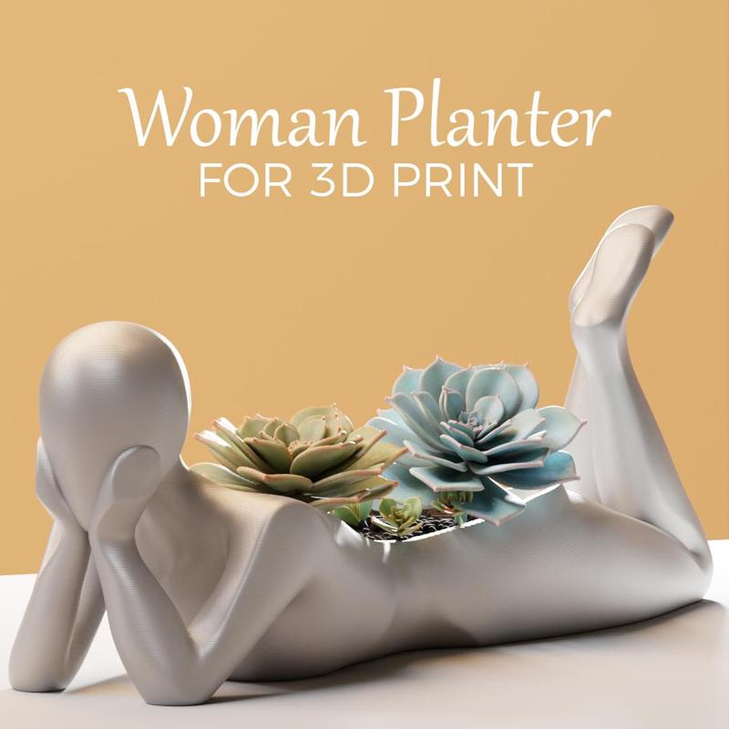 Woman Planter - plant pot