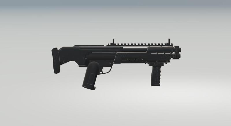 Shotgun DP-12 for minifigures (nonlego)