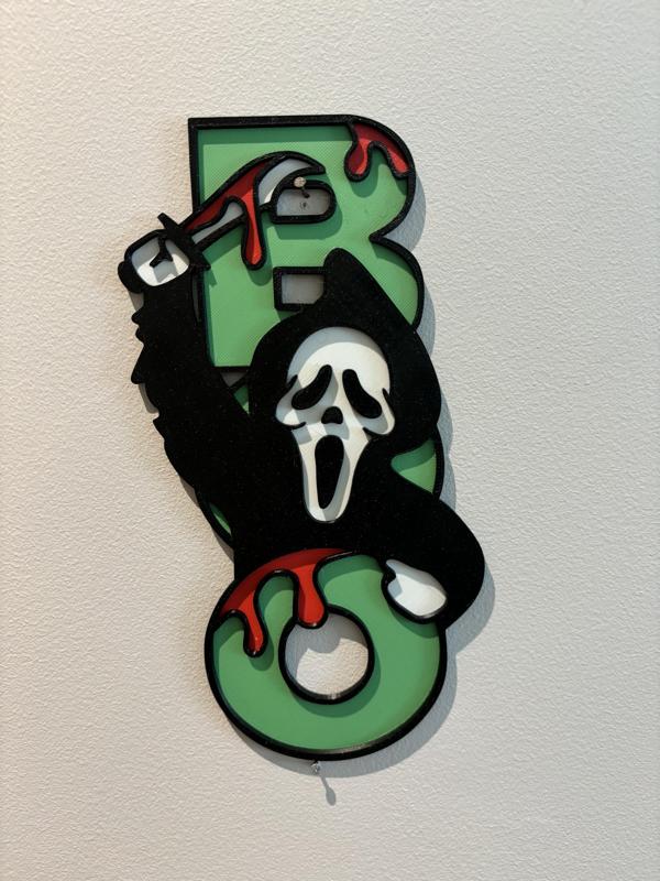 decor halloween scream