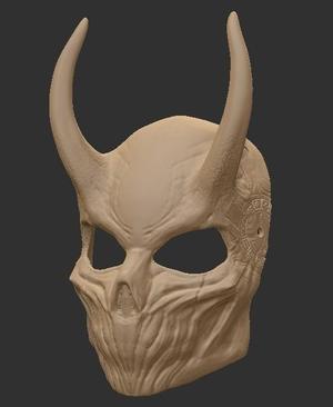 Devil skull mask