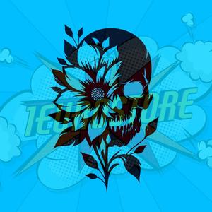 Flower Skull Wall Art Decor