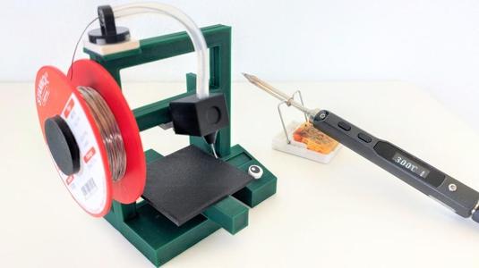 Solder stand (designed at 1/5 scale of Ender 3)