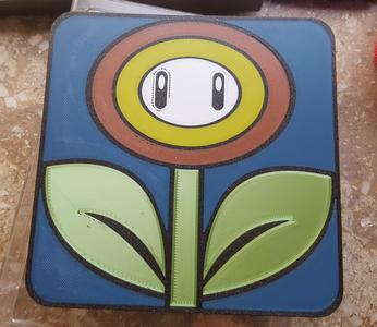 Single Extruder Multi Colour Fire Plant Coaster