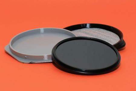 72mm Filter Box hex shape with snap fit Coaster-style