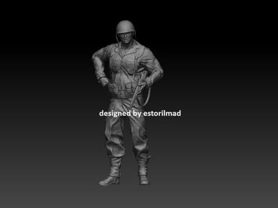 WW2 AMERICAN STANDING SOLDIER