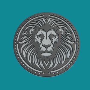 Lion Print Model
