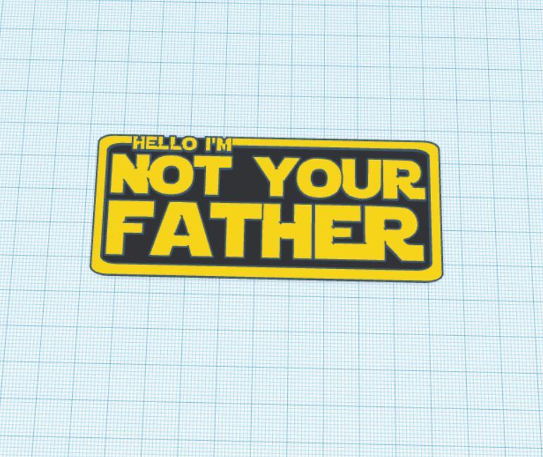 Star Wars Name Tag