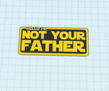 Star Wars Name Tag