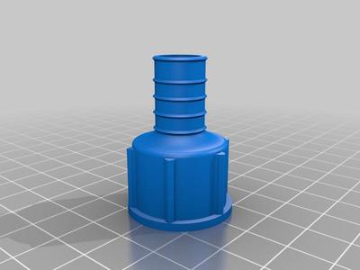18mm Threaded to 12mm Garden Hose adapter
