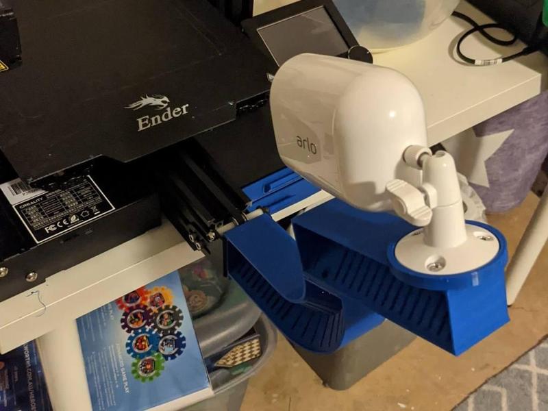 Arlo Essential Camera Mount Holder for Ender 3 Pro