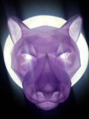 TIGER LOW POLY LAMP