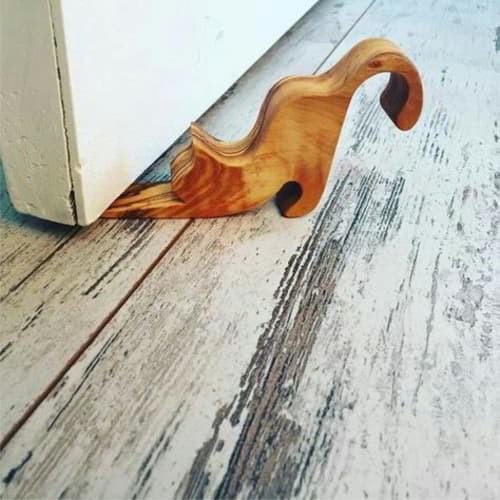 Cat shaped door stopper -3d printer and laser cut ready