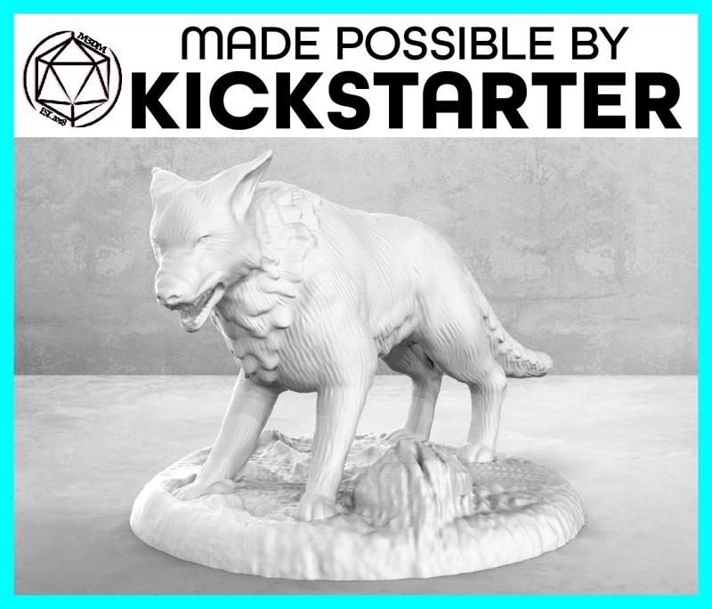Dog - Action Pose - Tabletop Miniature