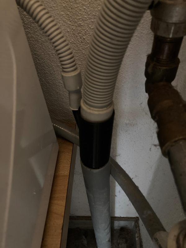 Adapter for washer & condensing dryer
