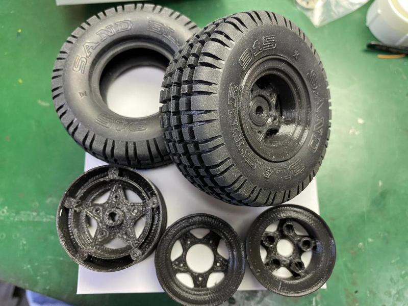 Tamiya Sand Scorcher 2010 Rear Wheel