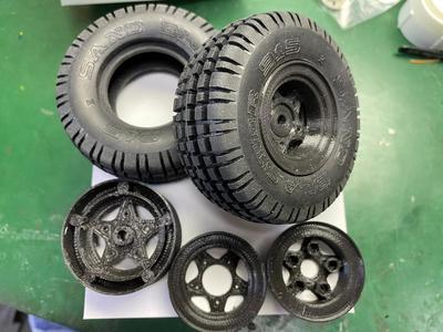 Tamiya Sand Scorcher 2010 Rear Wheel