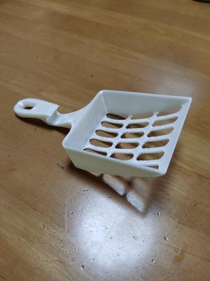 Cat litter scoop