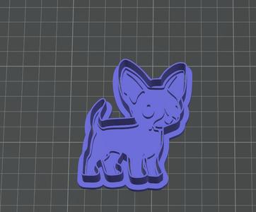 Chihuahua mini dog cute cookie cutter Cookie cutter