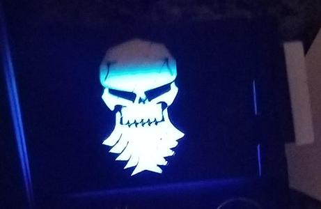 Bearded Skull Control Panel Cover