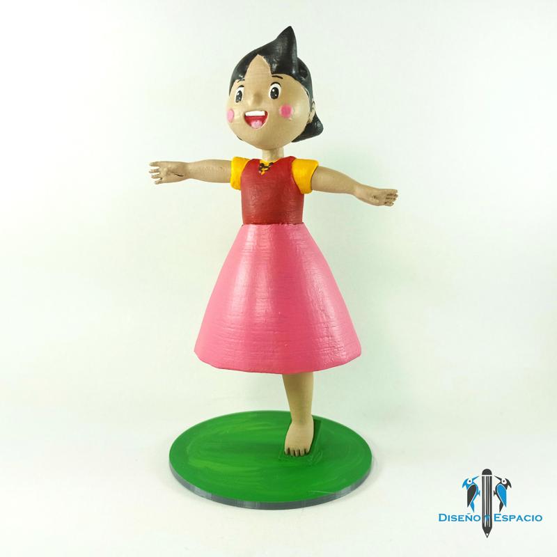 Heidi the little girl from the alps