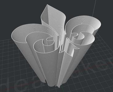 Fleur-De-Lis Vase