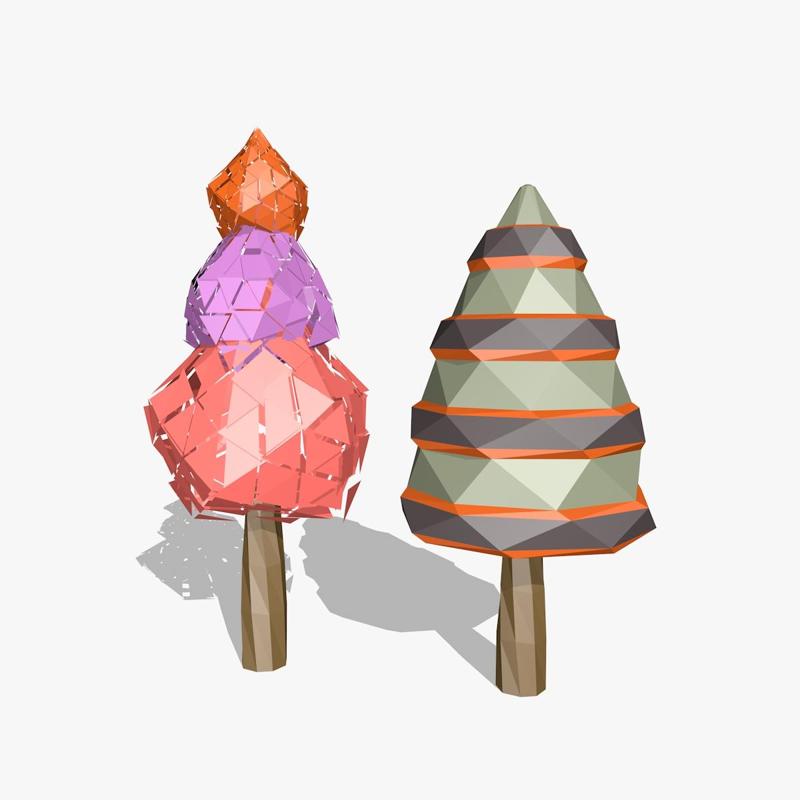 Cartoon Trees