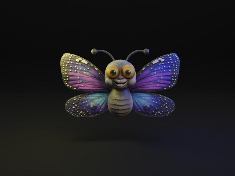 Butterfly Cartoon Animal