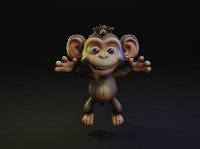Monkey Cartoon Animal