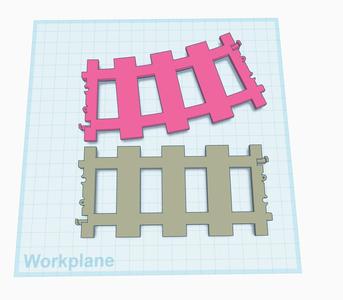 L-Guage Rails to Fit Lego Trains