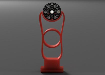 Neopixel 7-LED Ring Mount