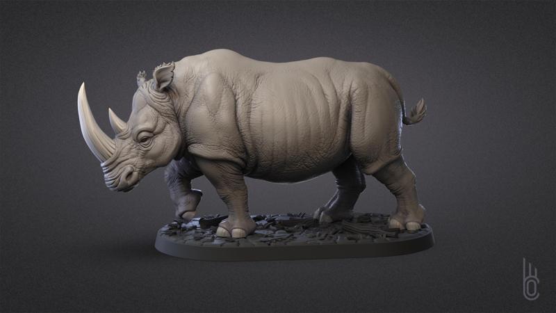 Powerful Rhinoceros