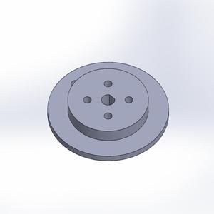 Motor Winch Pulley for Linear Slide (Actobotics Hub 0.770" Pattern)