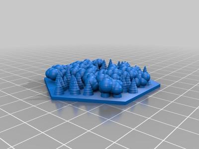 Forest Tile for Memoir '44 Board Game